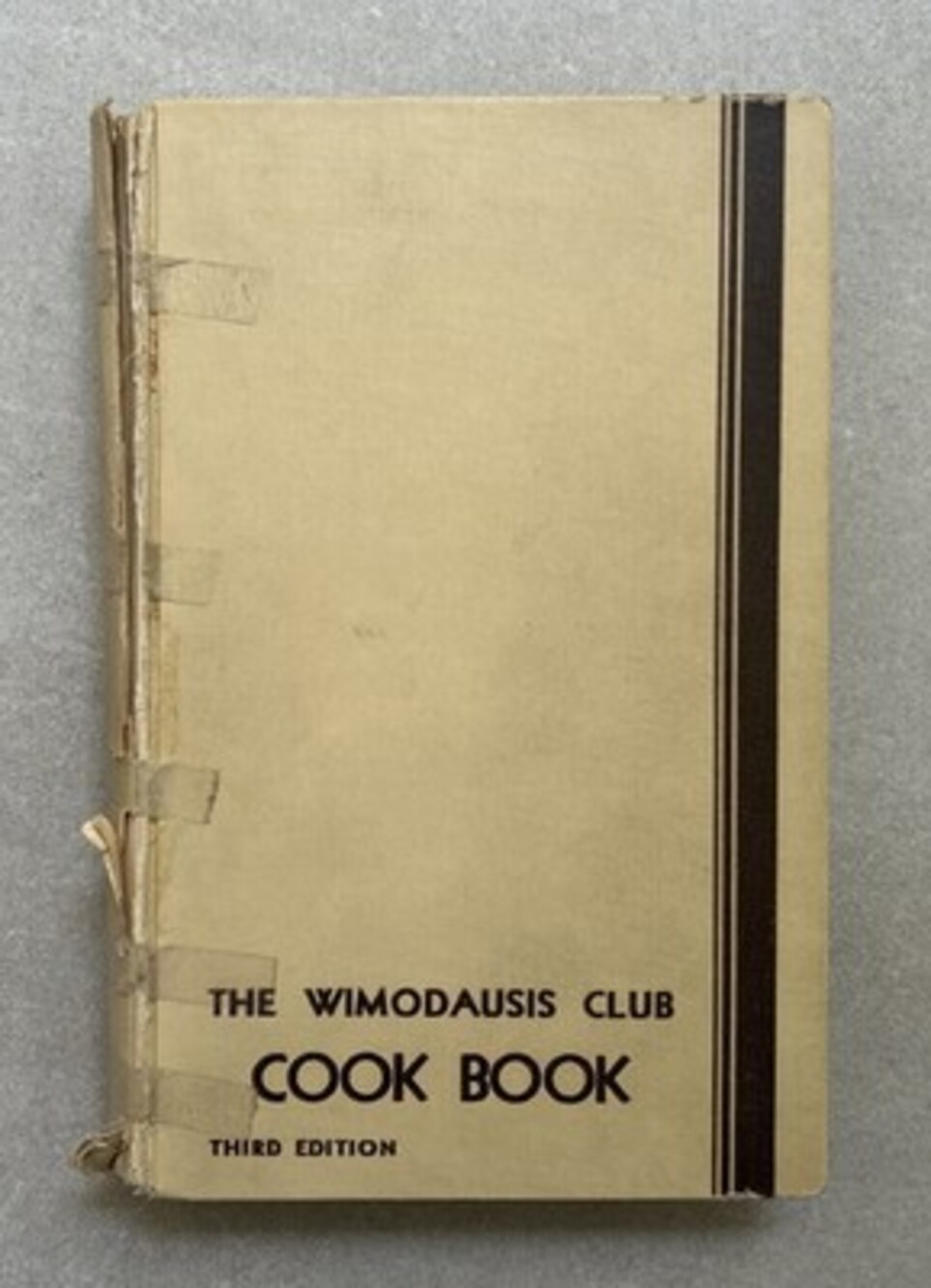 Vintage 1934 The Wimodausis Club Cook Book Third Edition Hardcover